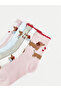 Timeless Clothing & Timeless Choices Embroidered Girls' Socks 5-Pack - 3