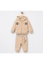 Organic Cotton Hooded Cardigan and Sweatpants Set