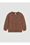 Floral Girl's Thick Sweatshirt