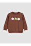Floral Appliqué Girls' Sweatshirt - 2