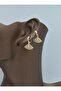 Zircon Stone Jeweler's Earrings - Gold Color - - 2