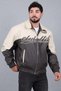 Printed Double Color Oversize Faux Leather Coat Kmd 882_50531 - 4