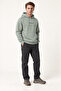 Donyt Men's New Season Regular Fit Hooded Cotton Sweartshirt Mint - 2
