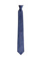 Dark Blue Silk Tie with Black Stripes – 7.5 cm Wide - 6