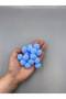 Blue Soft Pompom 2 cm - 100 Pieces - 2
