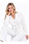 Sakal Knitwear Lace Detailed Pearl Buttoned Cardigan - 3