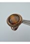 Eagle Eye Natural Stone Handmade Ring - Brown - - 2