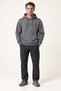 Donyt Men's New Season Regular Fit Hooded Cotton Sweartshirt Anthracite - 3