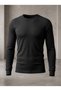 Men's Premium Black Thermal Underwear Set Top and Bottom Set - 3