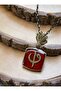 Eli̇f Vav Handmade Necklace - Red - - 2