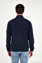 Cotton Half Zipper Stand Collar Sweater Men's Sweater 5905882 - 7