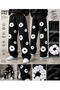 Unisex Oversize Sweatpants 3 Thread Raster Fabric 3D Puff Pattern Relaxed Fit Streetwear Trousers - 2