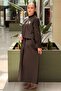 Tunic Dress with Bird Brooch - 2