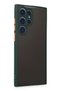 Samsung Galaxy S22 Ultra Compatible Case Montreal Silicone Cover - Green - 2