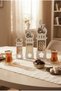3-Piece White Metal Ramadan Decoration, Desktop Ornament, Ramadan Ornament, Ramadan Decoration - 6