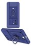 Redmi 13C Compatible Case Zuma Silicone with Business Card Holder and Ring - Navy Blue Bezoss - 2