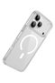 غطاء متوافق مع هاتف Apple iPhone 17 Pro Max من نوع PC Real Magsafe - شفاف - 3
