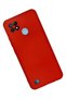 Realme C21 Compatible Case Nano Velvet Silicone - Red - 2