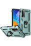 Huawei P Smart 2021 Case Sofia Ring Silicone Cover - Green Bezoss - 2