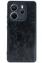 Xiaomi Redmi Note 14 4g Compatible Case Aras Leather Cover - Black - 2