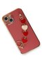 iPhone 14 Compatible Case Esila Silicone - Red Bezoss - 3