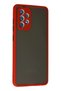 Samsung Galaxy A72 Compatible Case Montreal Silicone Cover - Red - 2