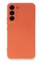 Samsung Galaxy S23 Plus Compatible Case Nano Velvet Silicone - Orange - 3