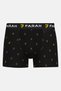 Men 3 Pcs Brand Logo Trunks, Multicolor - 5
