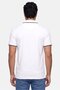 Men Regular Fit Short Sleeve Plain Polo Shirt, White - 4