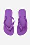 Women Plain Slip On Slippers, Purple - 4