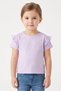 Toddlers Girl 4Pcs Allover Print Short Sleeve Top, Multicolor