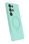 Regal Magsafe Stand Cover Compatible with Samsung Galaxy S24 Ultra - Water Green - 2
