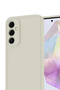 Samsung Galaxy A56 Compatible Case - Viera Silicone - Cream BX - 2