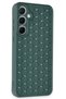 Samsung Galaxy A25 5g Compatible Case Honeycomb Silicone Cover - Dark Green - 2