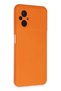 Poco M5 Compatible Case Nano Velvet Silicone - Orange Bezoss - 2