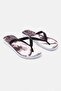 Women Printed Flip Flop, White Combo