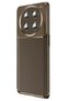 Honor Magic 7 Lite Compatible Case Auto Focus Carbon Cover - Brown - 2