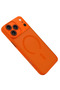iPhone 17 Pro Max Compatible Magsafe Cover with Jota Lens - Orange Bezoss - 3