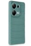 Xiaomi Redmi Note 13 Pro 4g Compatible Case Bibercas Silicone Cover - Dark Green - 2