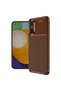 Realme 12 Lite Compatible Case Auto Focus Carbon Cover - Brown - 3