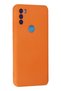General Mobile Gm 21 Plus Case Nano Inside Velvet Silicone - Orange Bezoss - 2