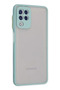 Samsung Galaxy A22 Compatible Case Montreal Silicone Cover - Turquoise - 2