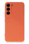 Samsung Galaxy S23 Compatible Case Nano Velvet Silicone - Orange - 3