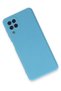 Samsung Galaxy A22 Compatible Case Nano Velvet Silicone - Blue - 3