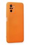 Redmi Note 10 Compatible Case Nano Velvet Silicone - Orange Bezoss - 2