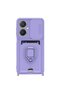 Vivo Y27 Compatible Case Zuma Silicone with Business Card Holder and Ring - Lilac Bezoss - 2