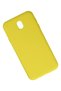 Samsung galaxy j7 pro / j730 case nano inner velvet silicone - yellow - 2