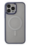 Apple iPhone 15 Pro Max Compatible Case Room Magneticsafe Silicone - Sierra Blue - 2
