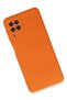 Samsung Galaxy A22 Compatible Case Nano Velvet Silicone - Orange - 2