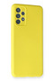 Samsung Galaxy A32 Compatible Case Nano Velvet Silicone - Yellow - 2